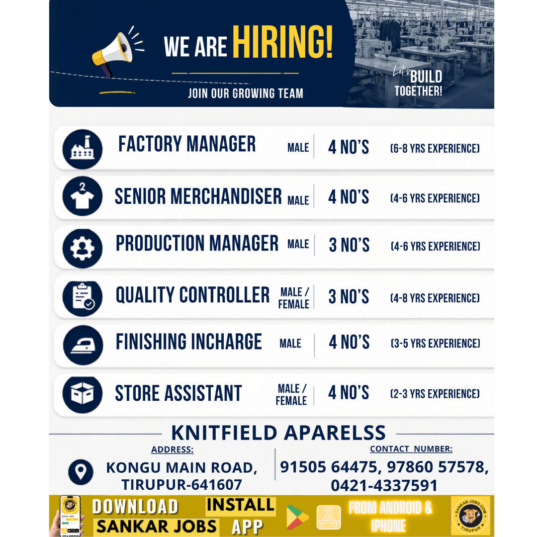 Garment Jobs
