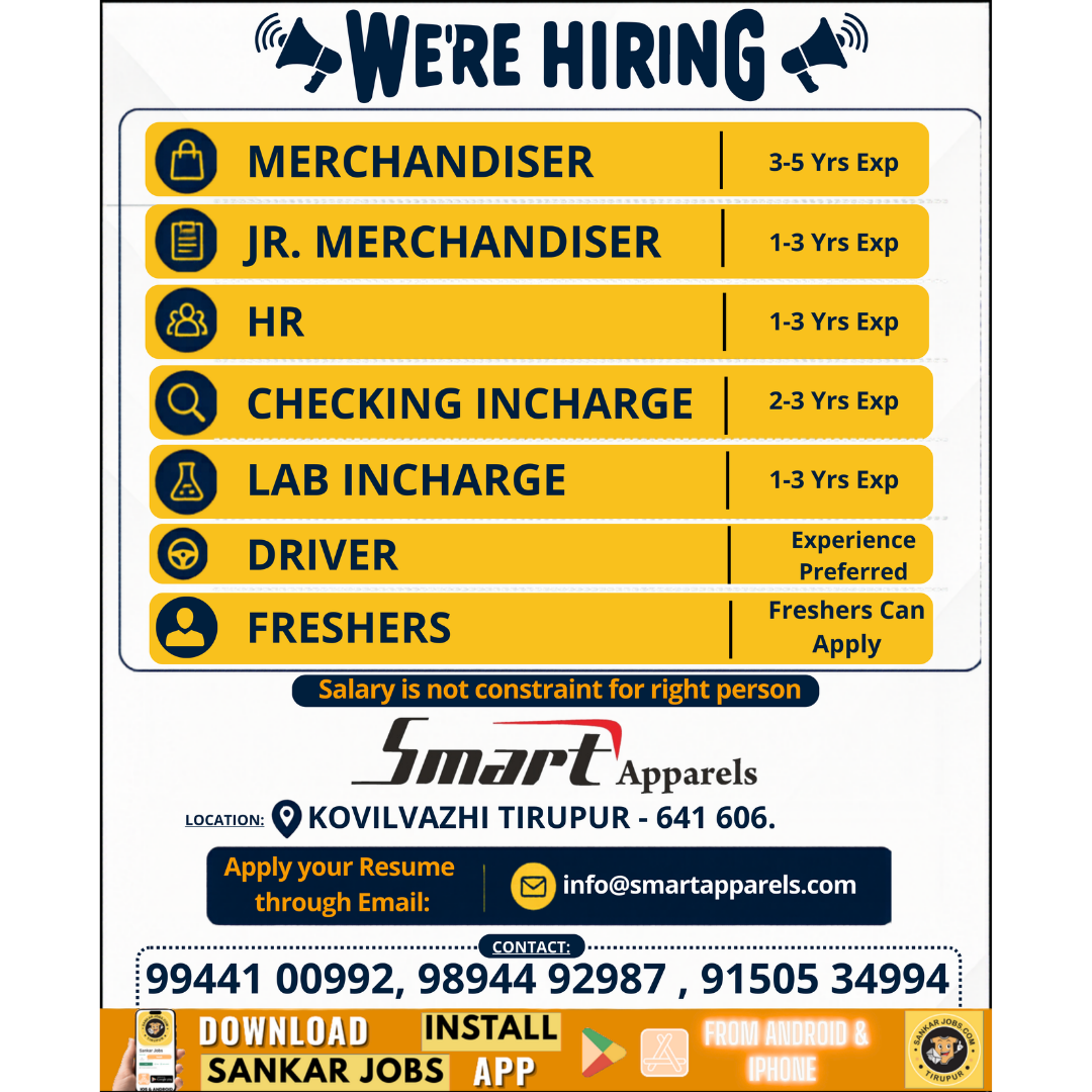 Garment Jobs