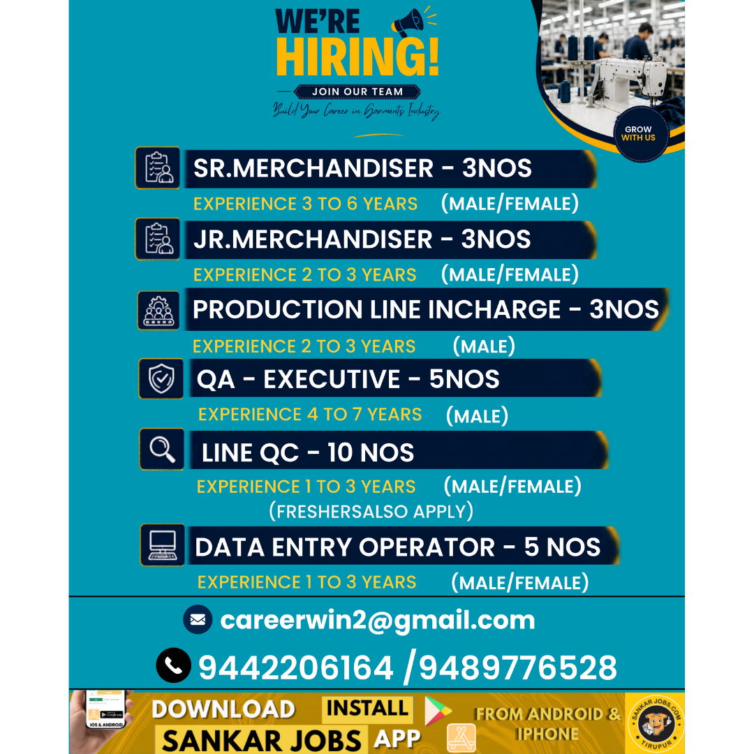 Garment Jobs