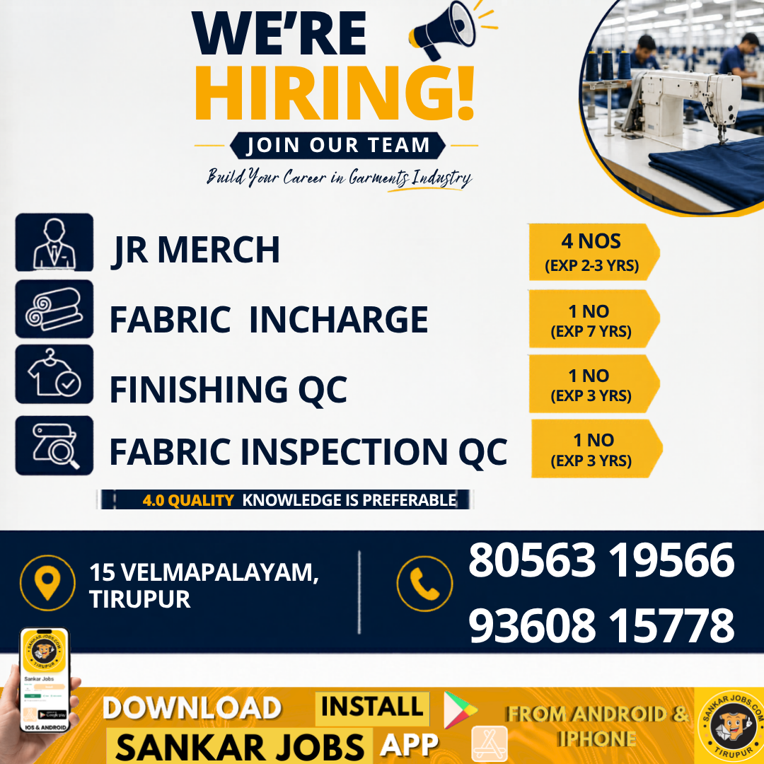 Garment Jobs