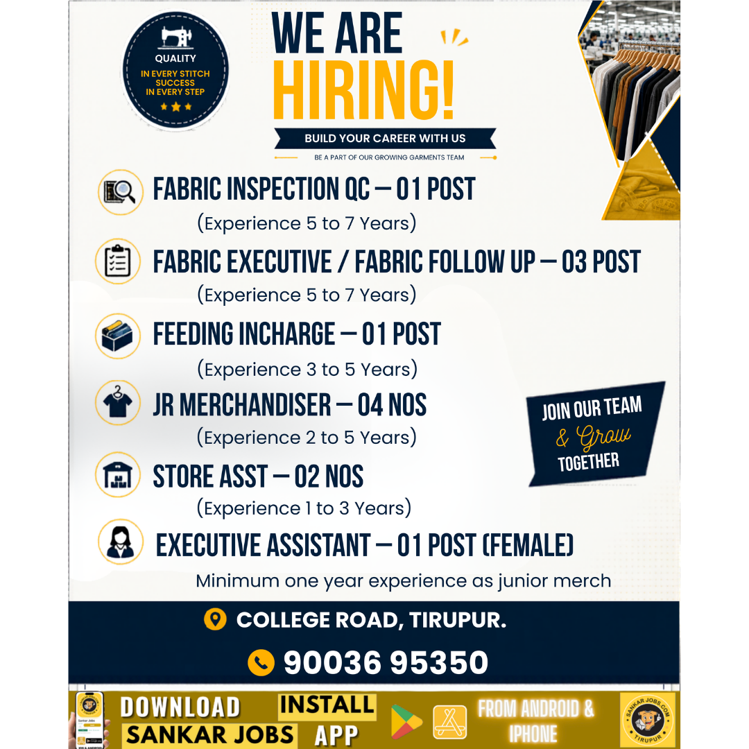 Garment Jobs
