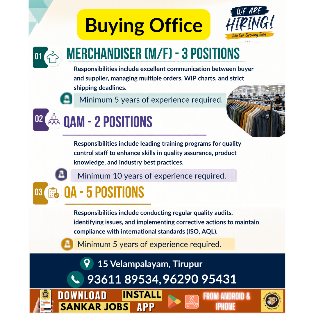 Garment Jobs