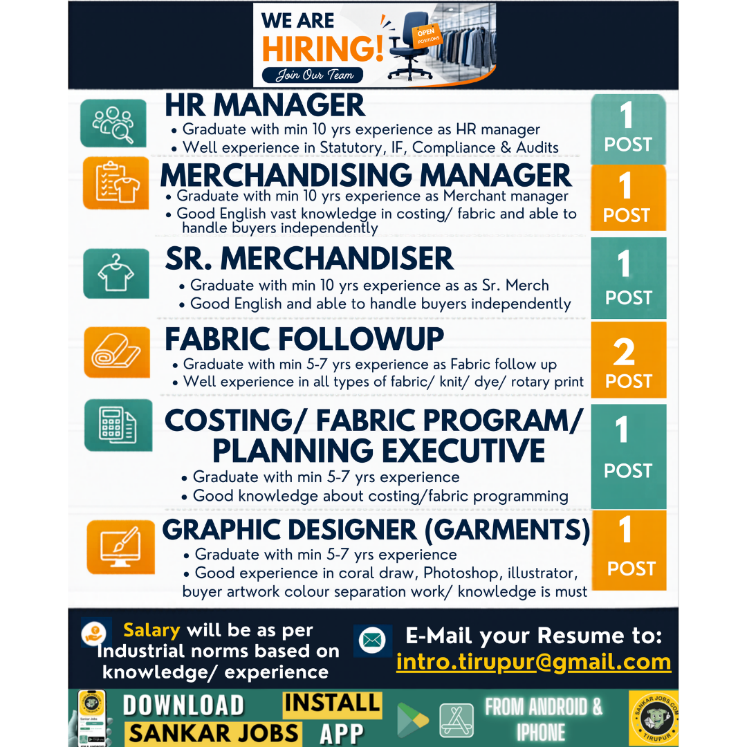 Garment Jobs