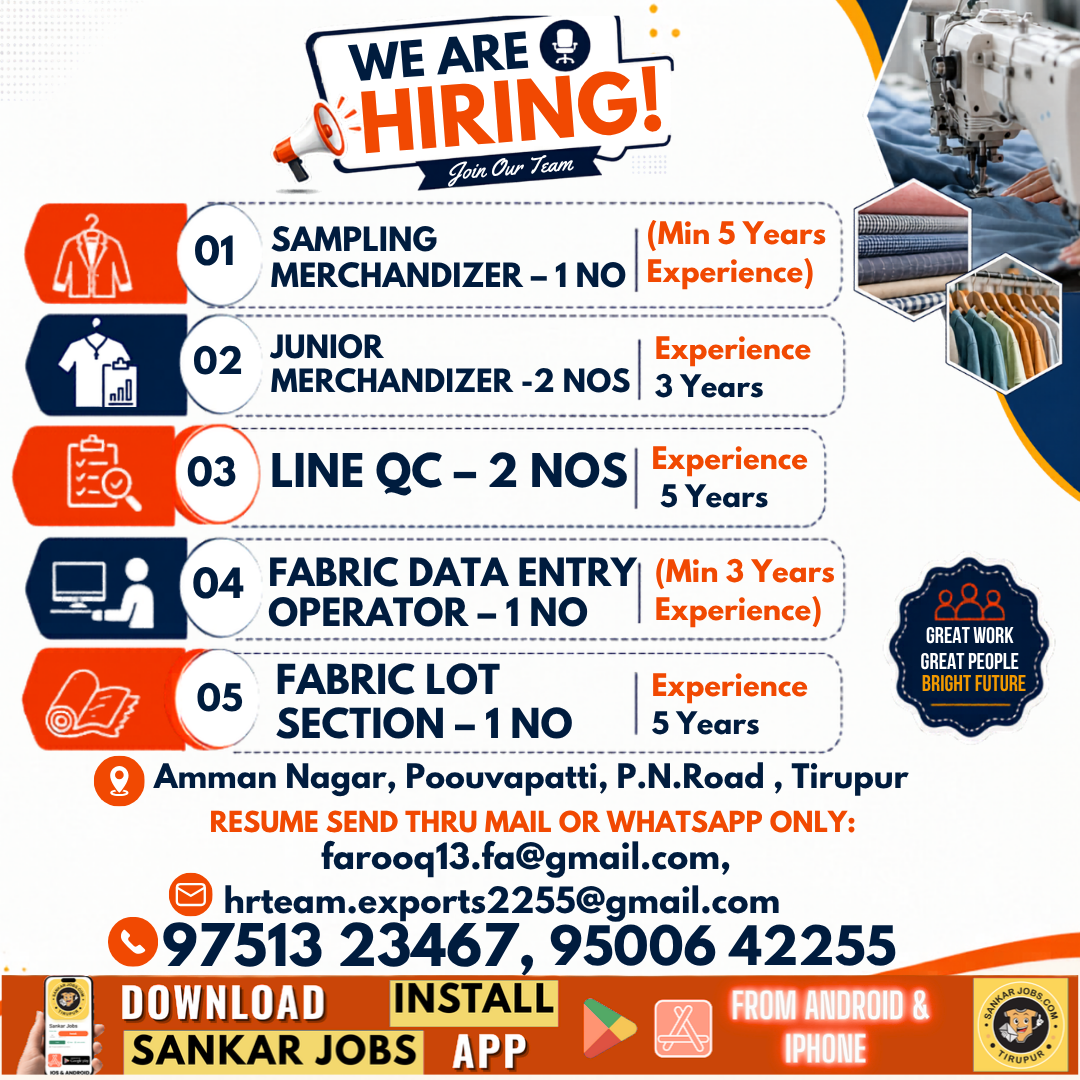 Garment Jobs