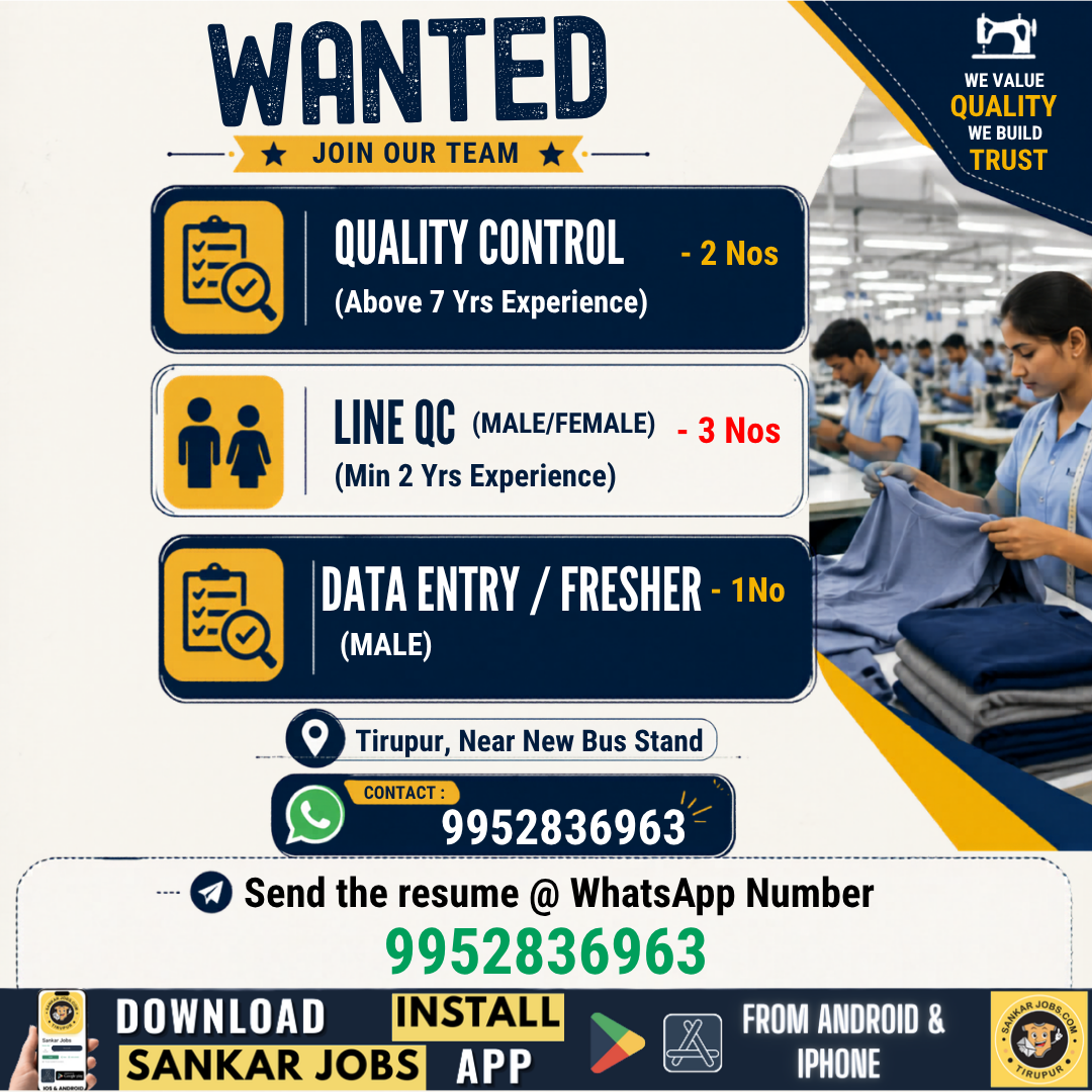 Garment Jobs