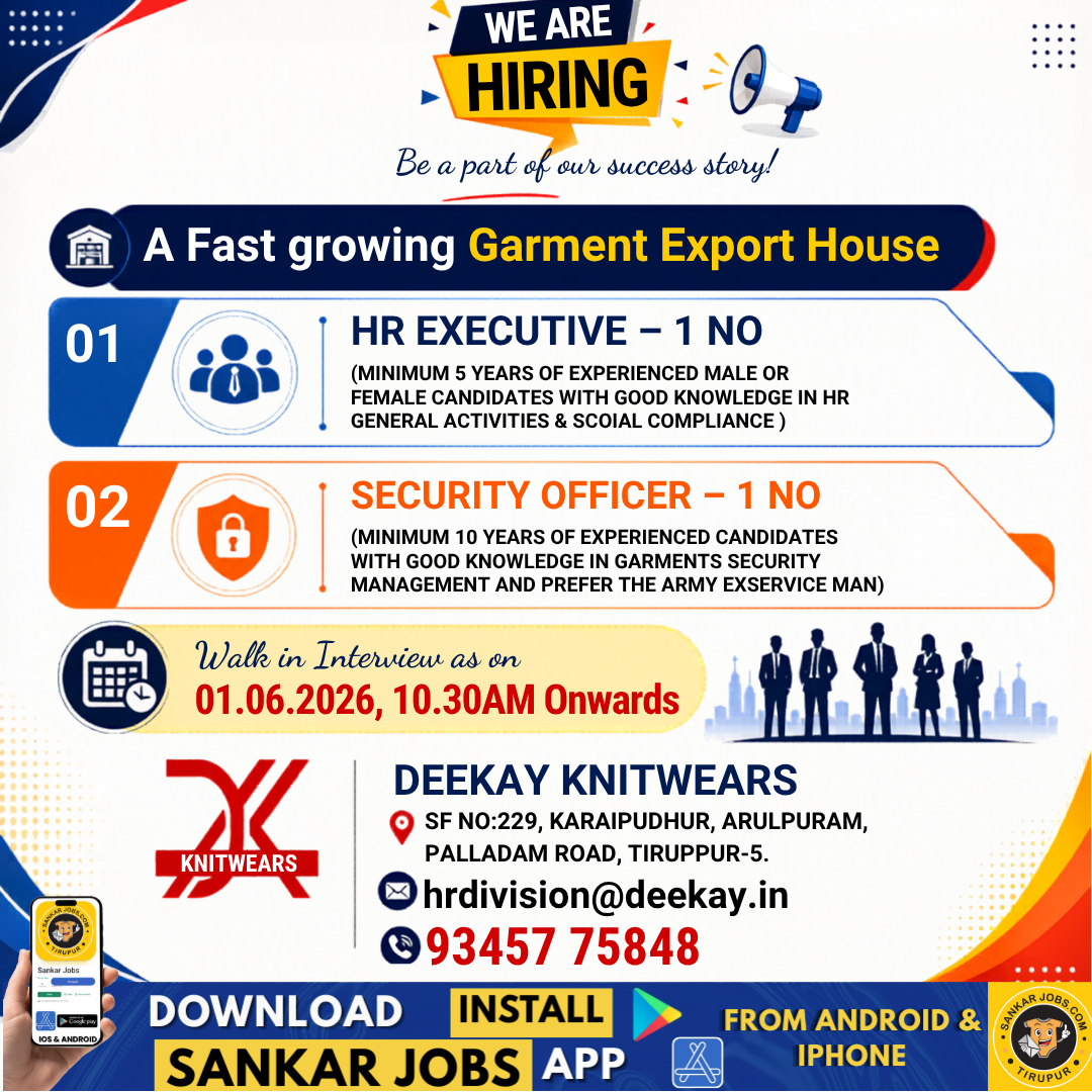 Garment Jobs