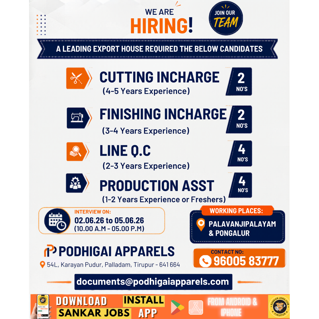 Garment Jobs