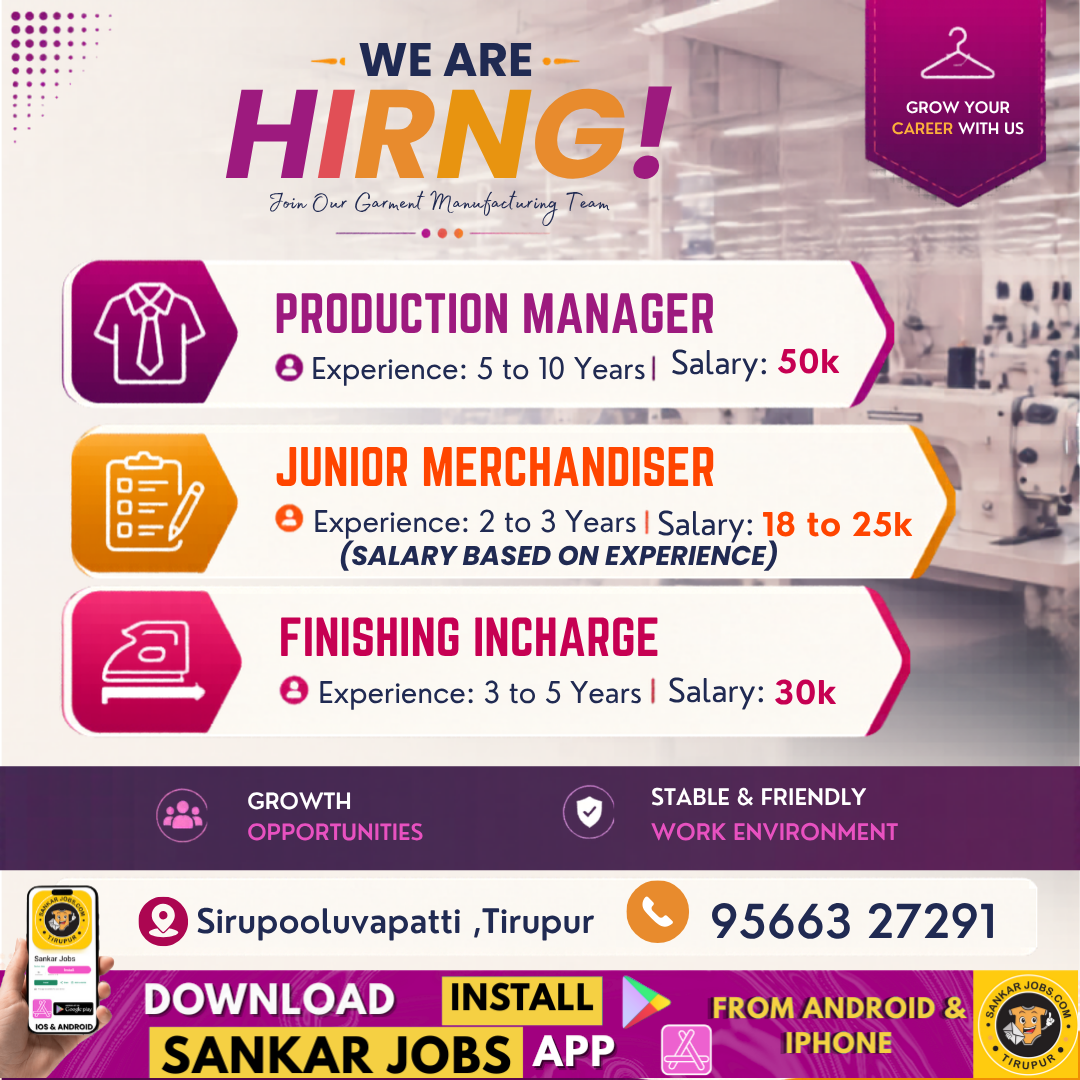 Garment Jobs