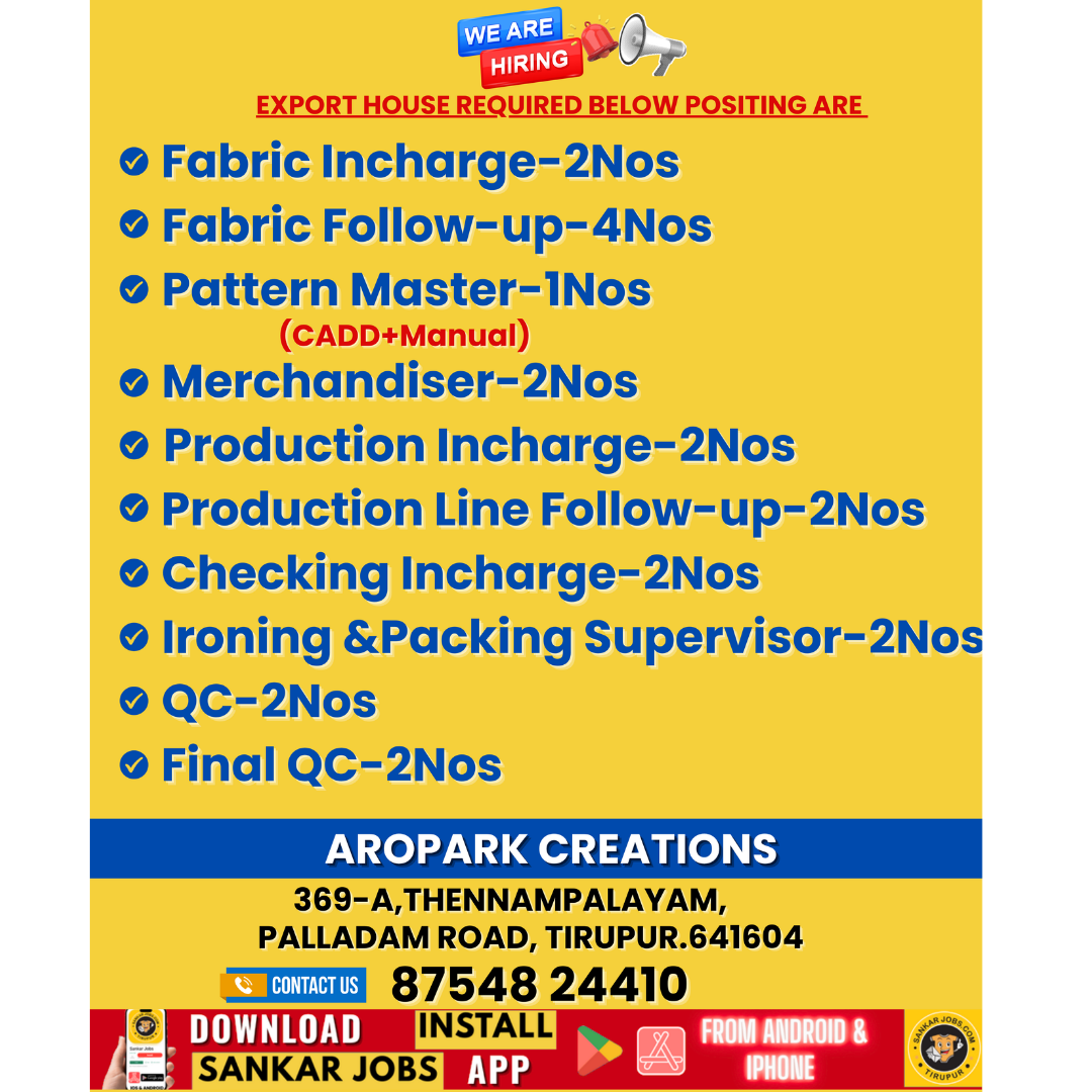 Garment Jobs