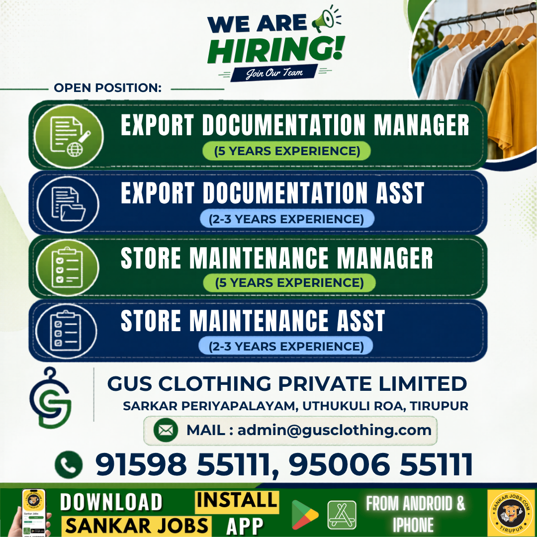 Garment Jobs