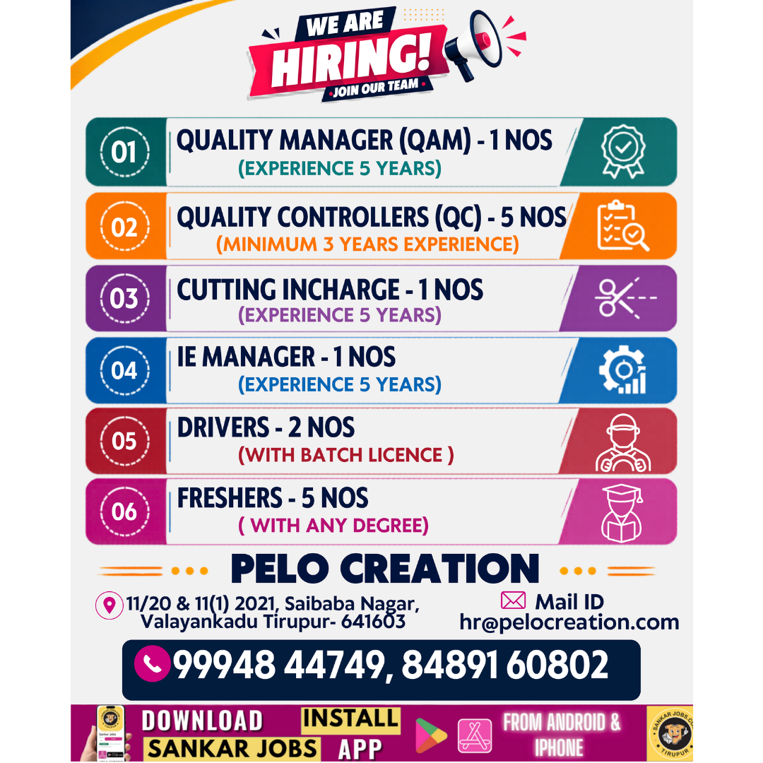 Garment Jobs