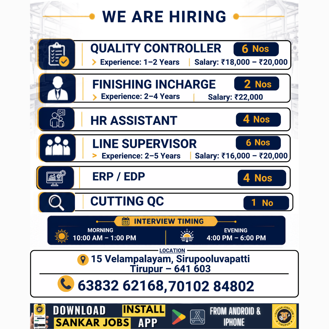Garment Jobs