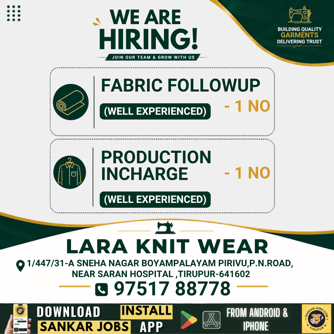 Garment Jobs