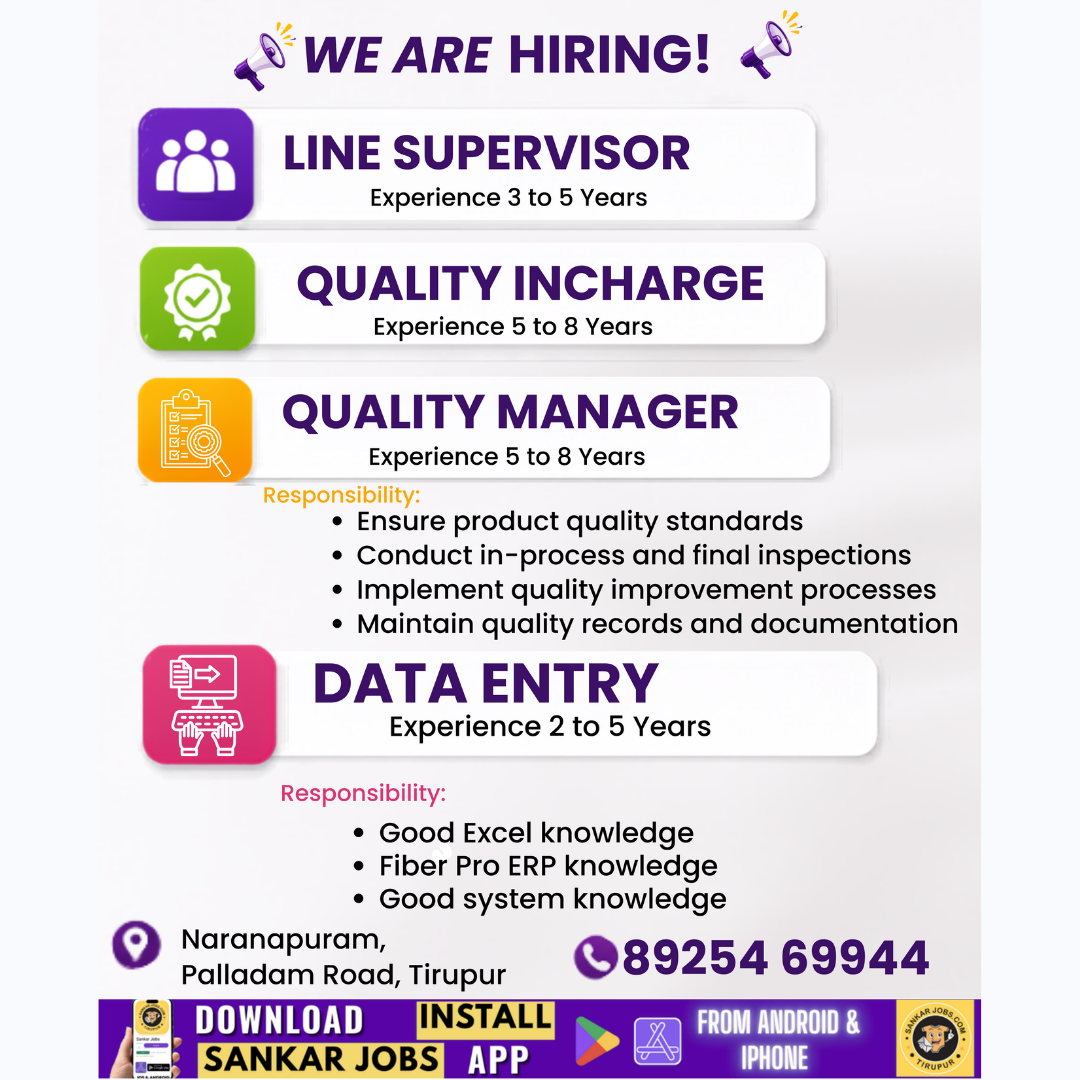 Garment Jobs
