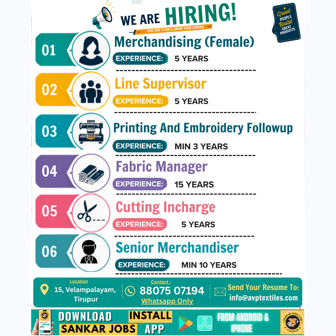 Garment Jobs
