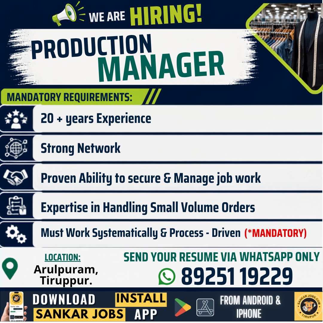 Garment Jobs