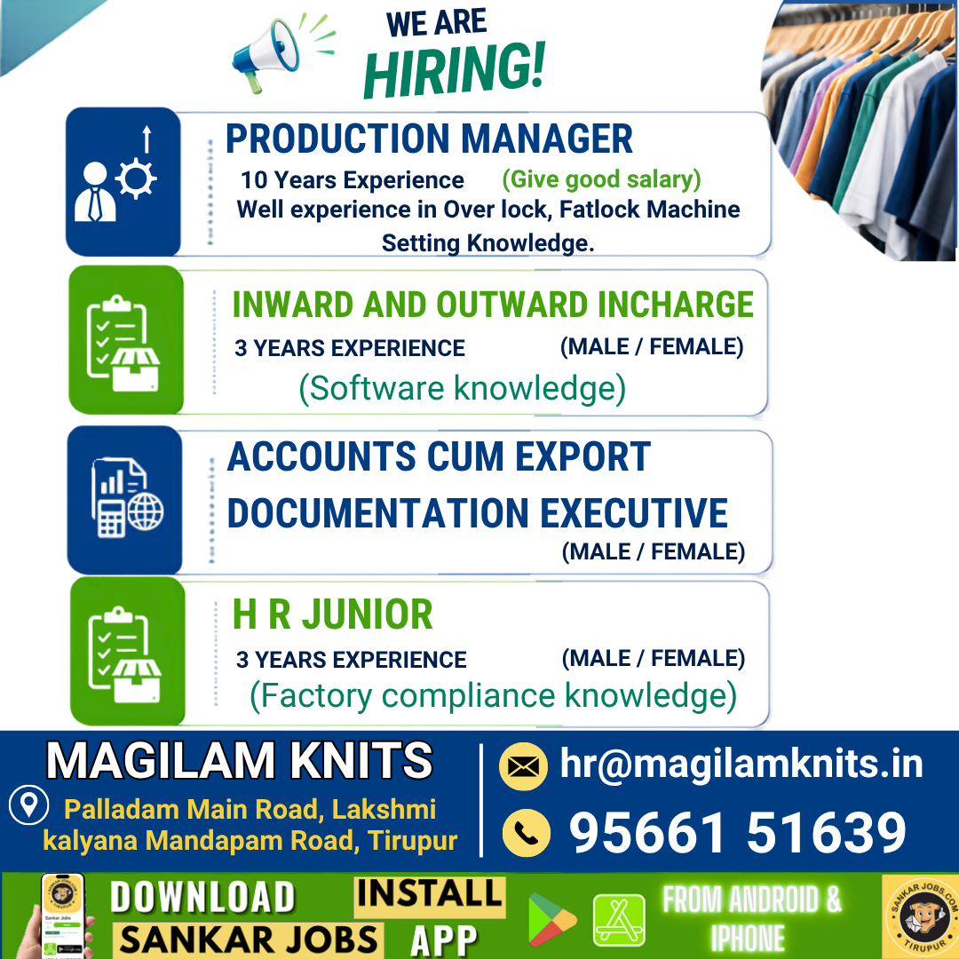 Garment Jobs
