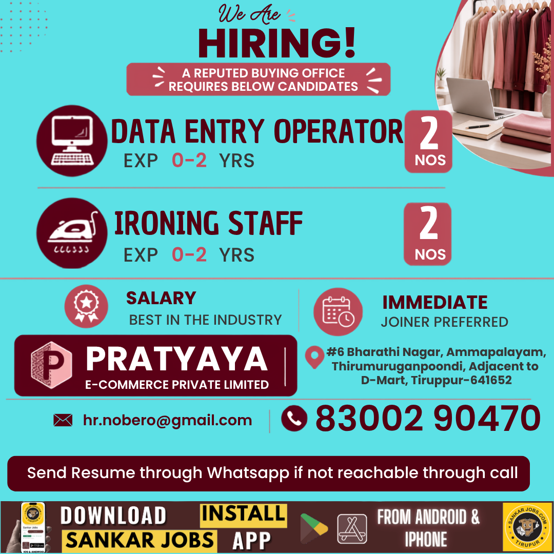 Garment Jobs