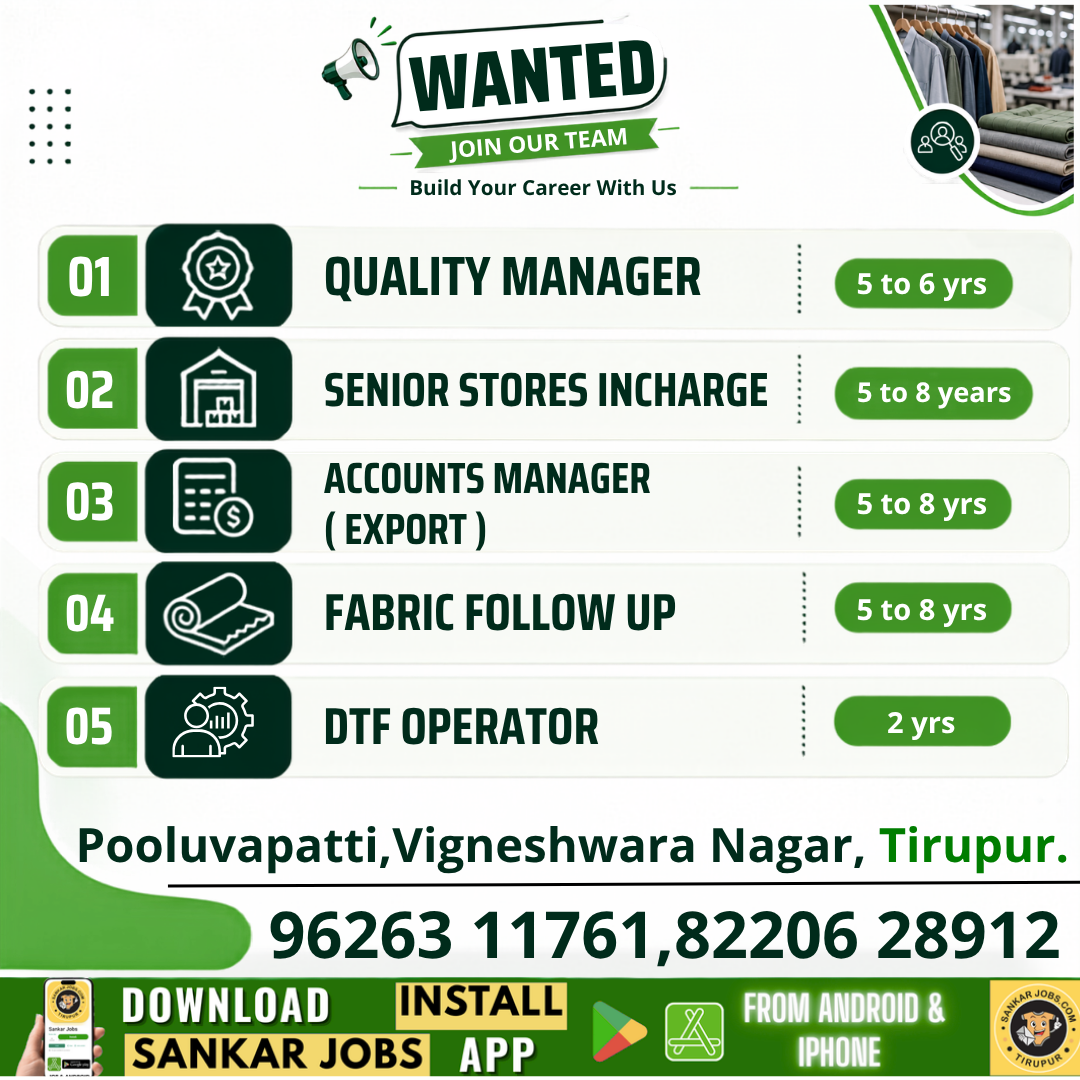 Garment Jobs