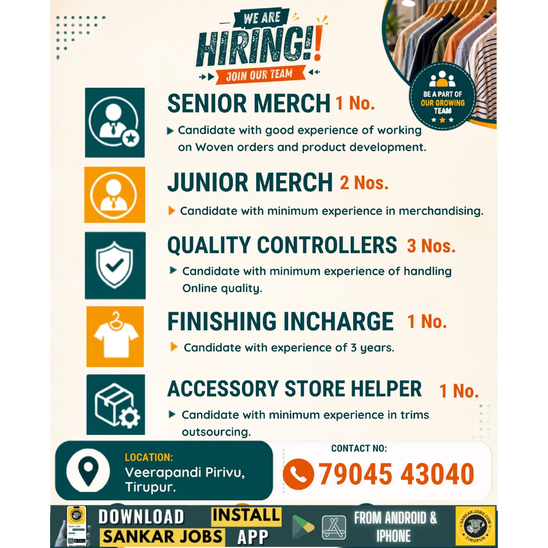 Garment Jobs