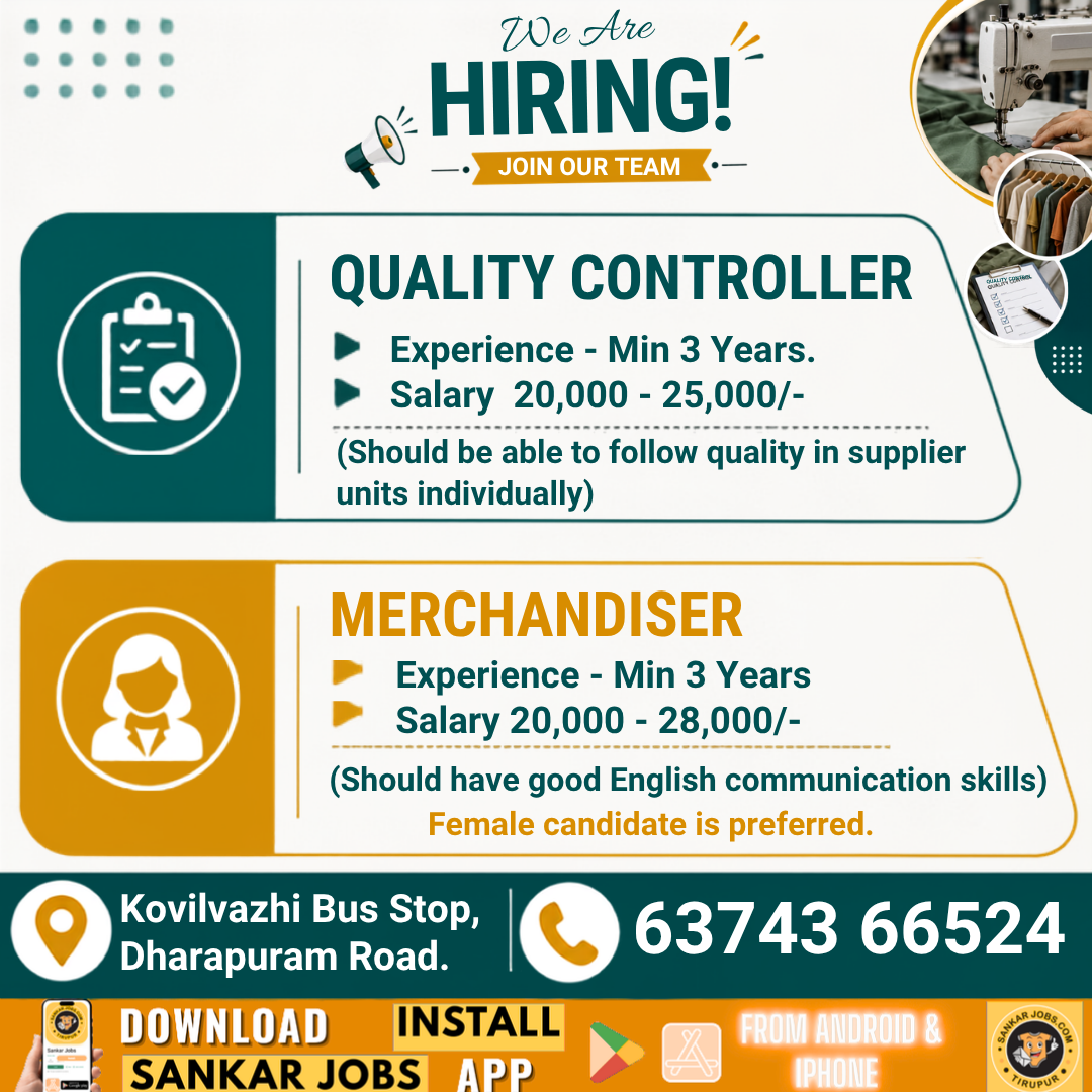 Garment Jobs