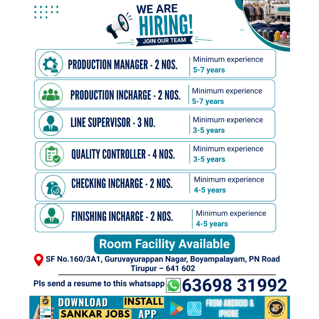 Garment Jobs