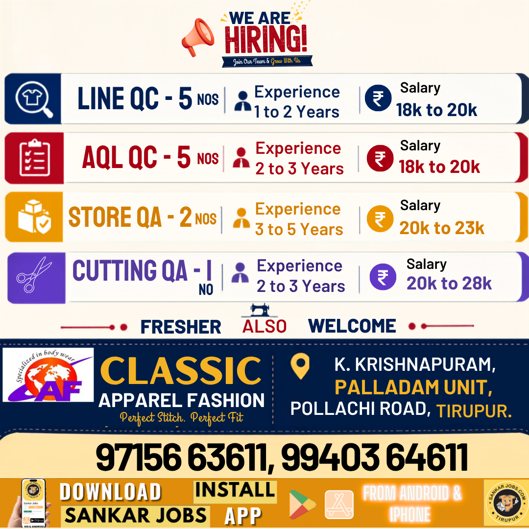 Garment Jobs