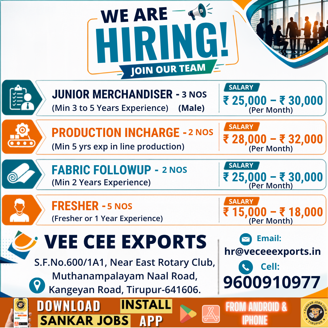 Garment Jobs