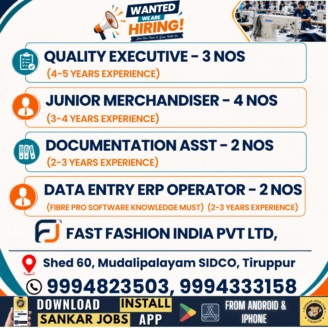 Garment Jobs
