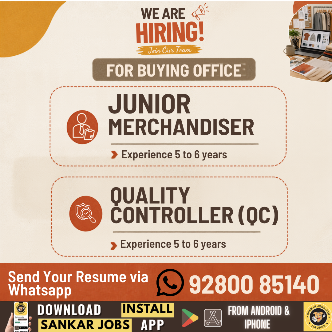 Garments Jobs