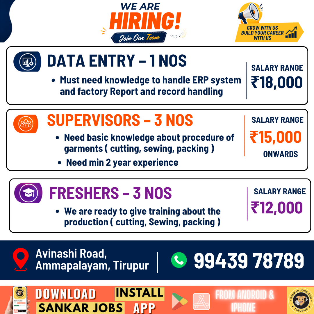 Garment Jobs