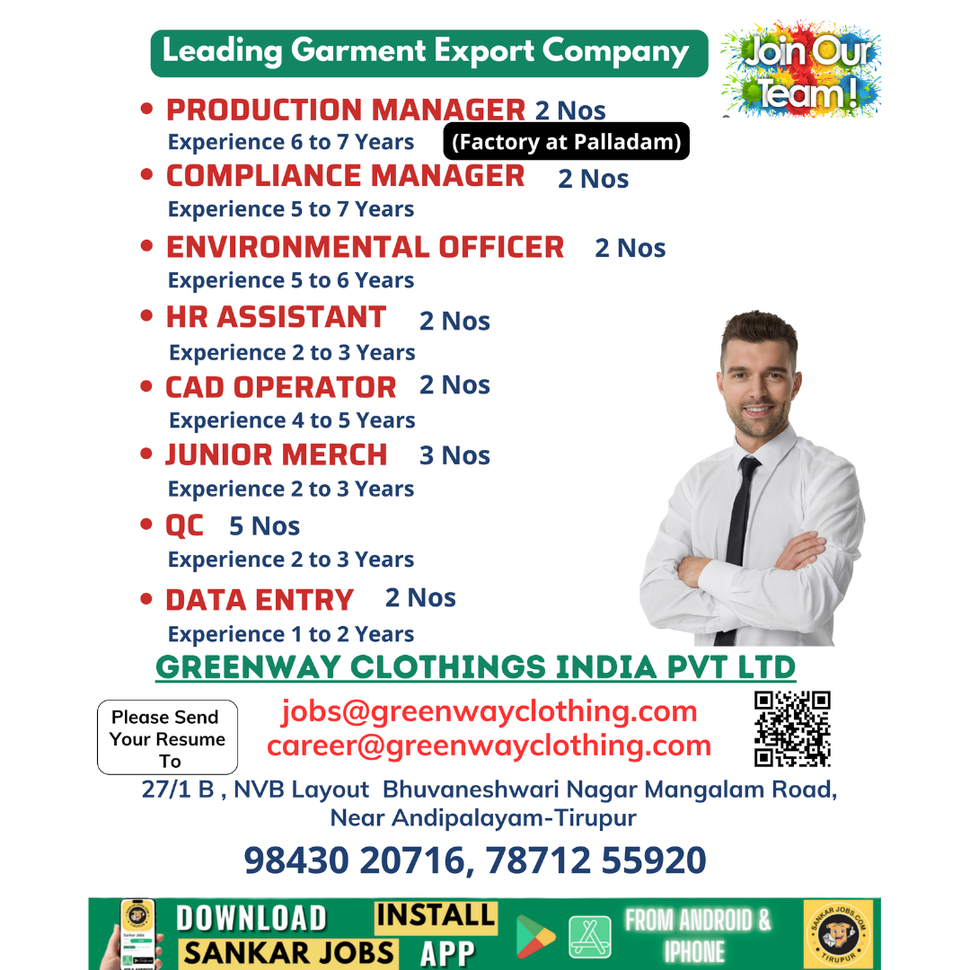 Garment Jobs