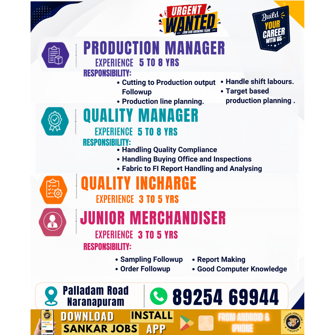 Garment Jobs