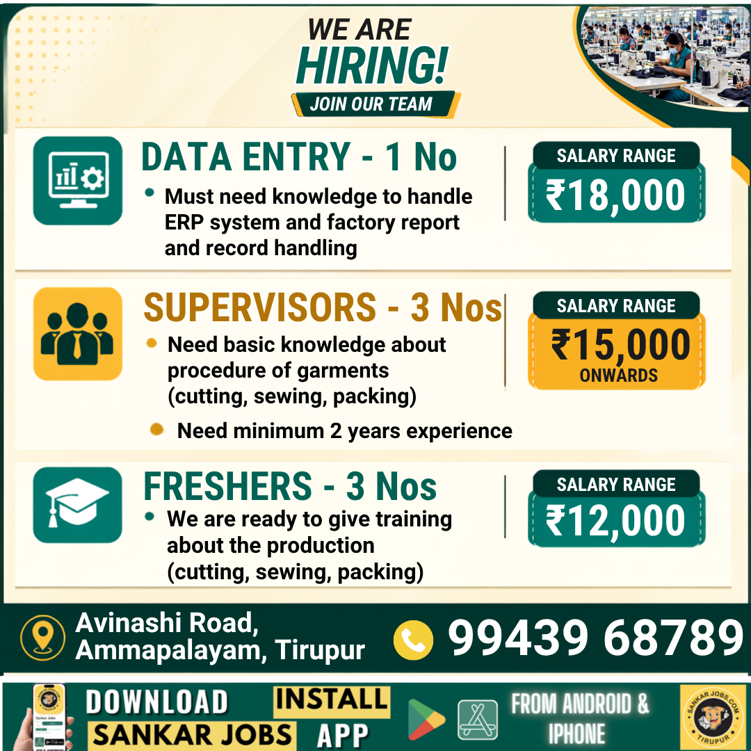 Garment Jobs