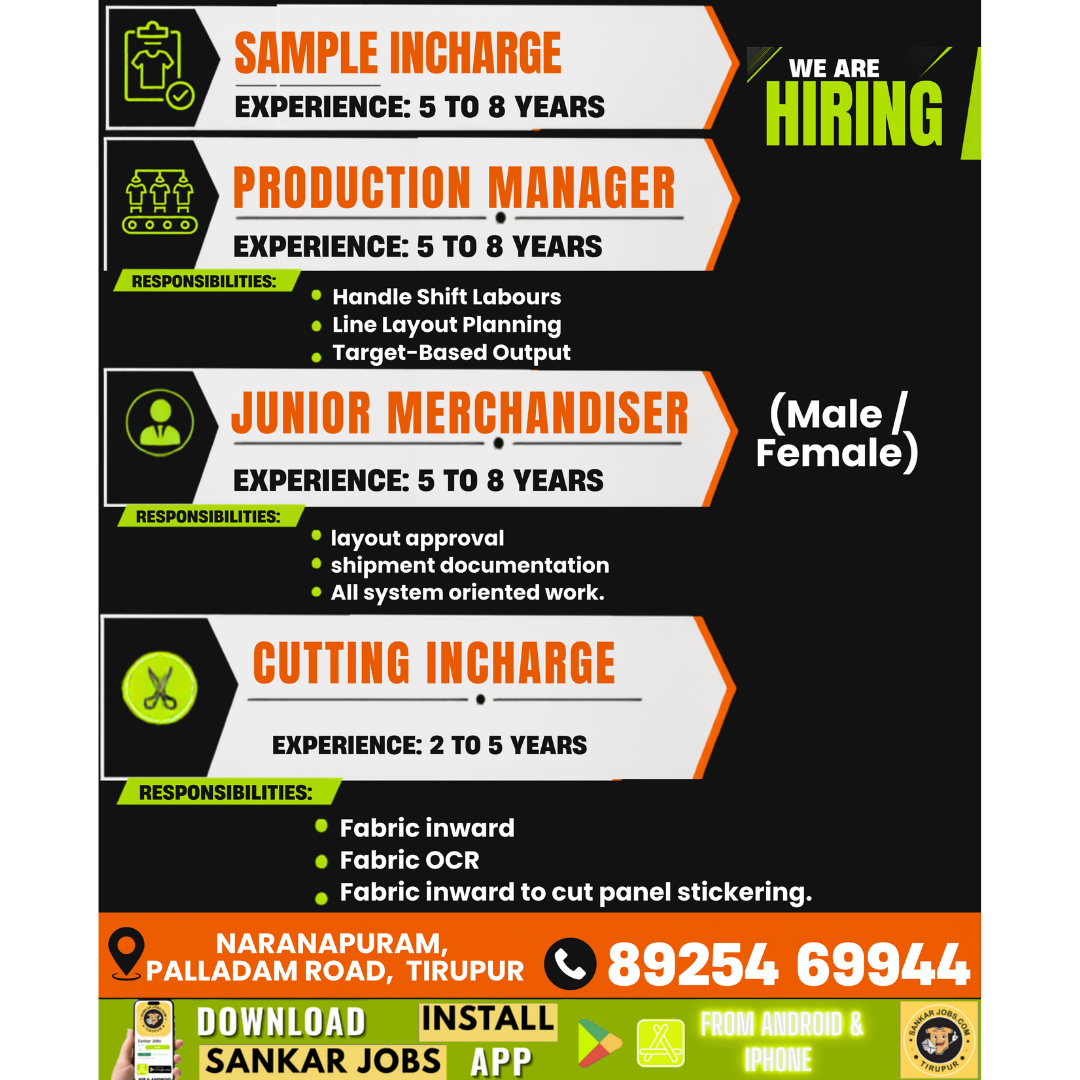 Garment Jobs
