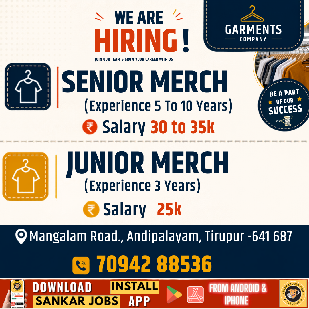 Garment Jobs