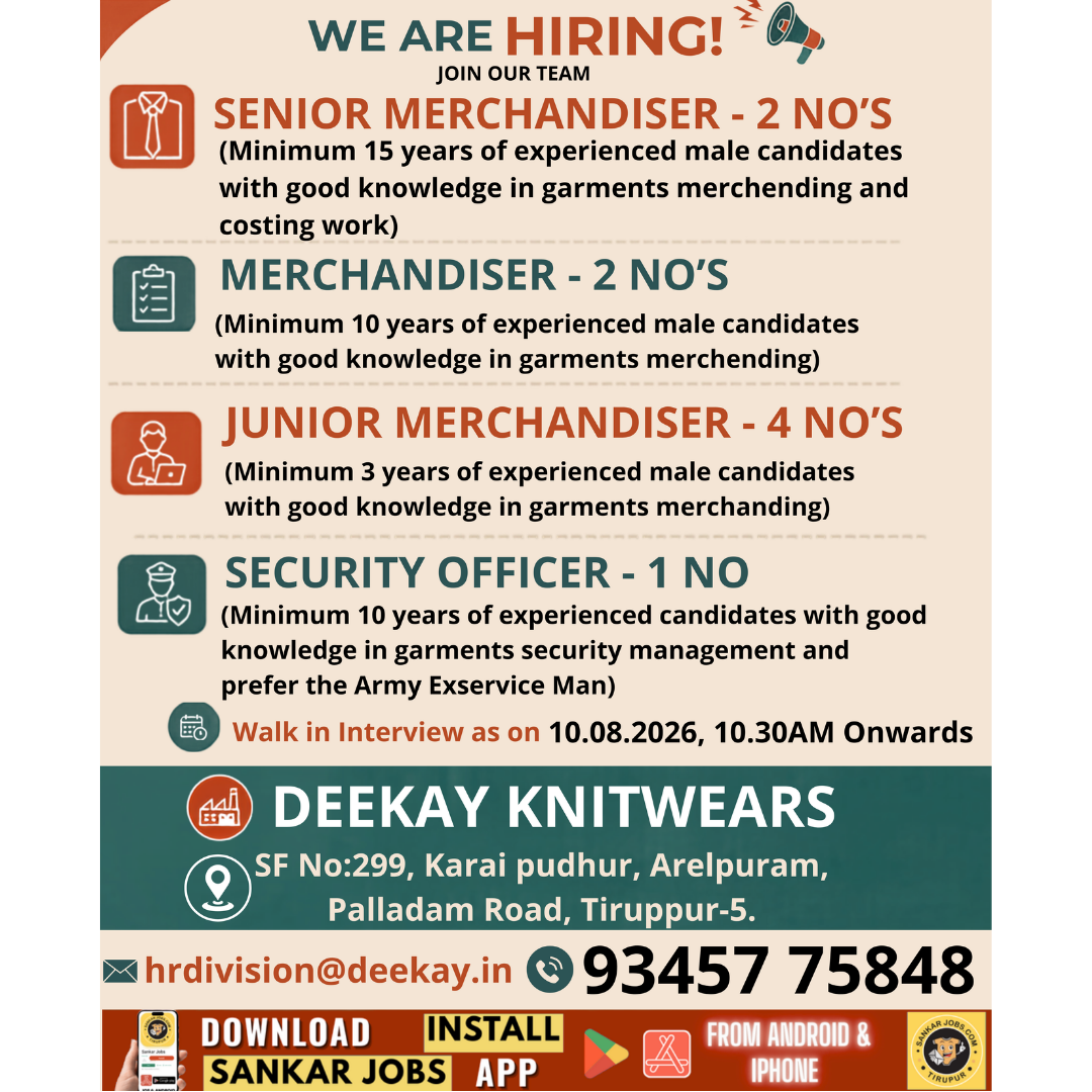 Garment Jobs