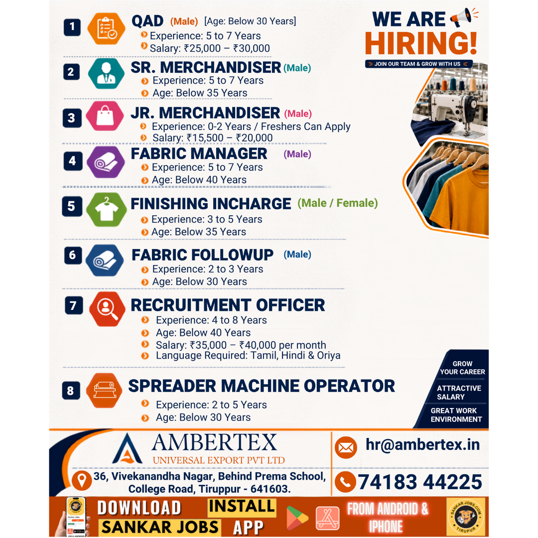 Garment Jobs