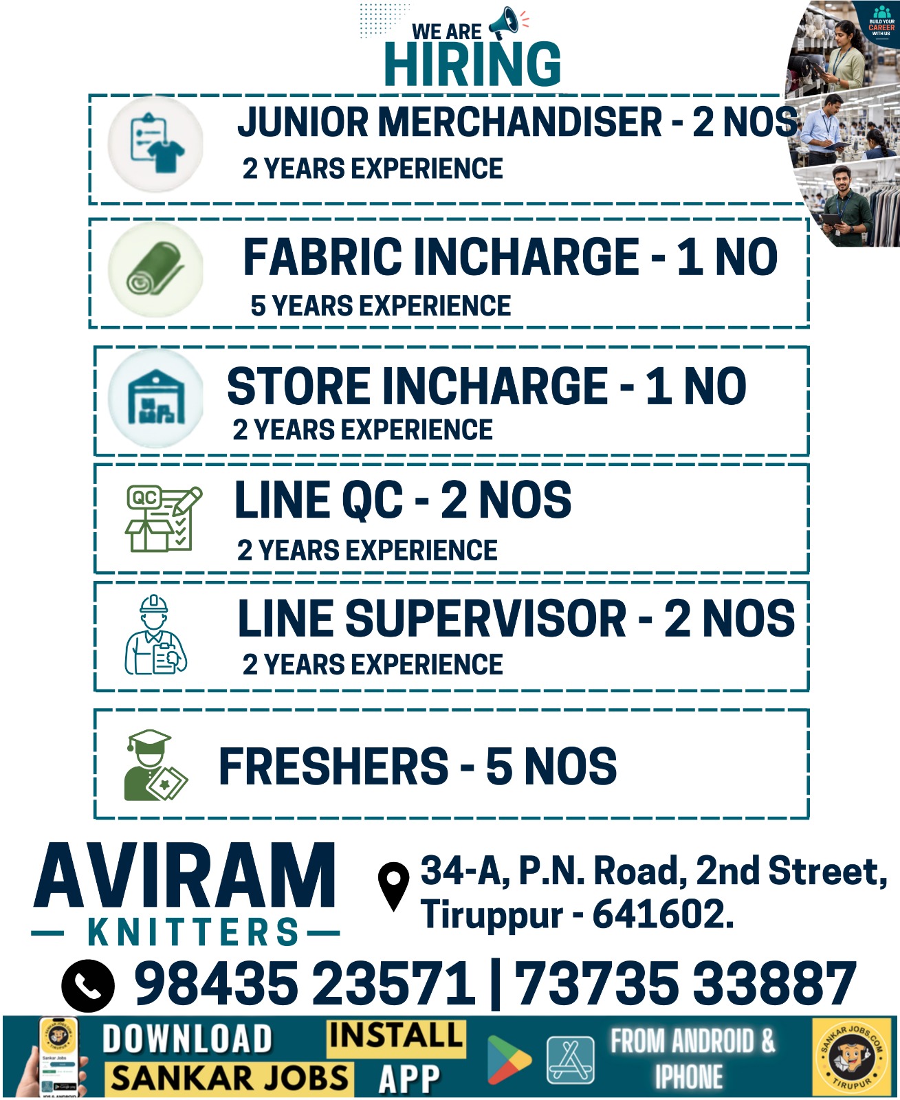 Garment Jobs