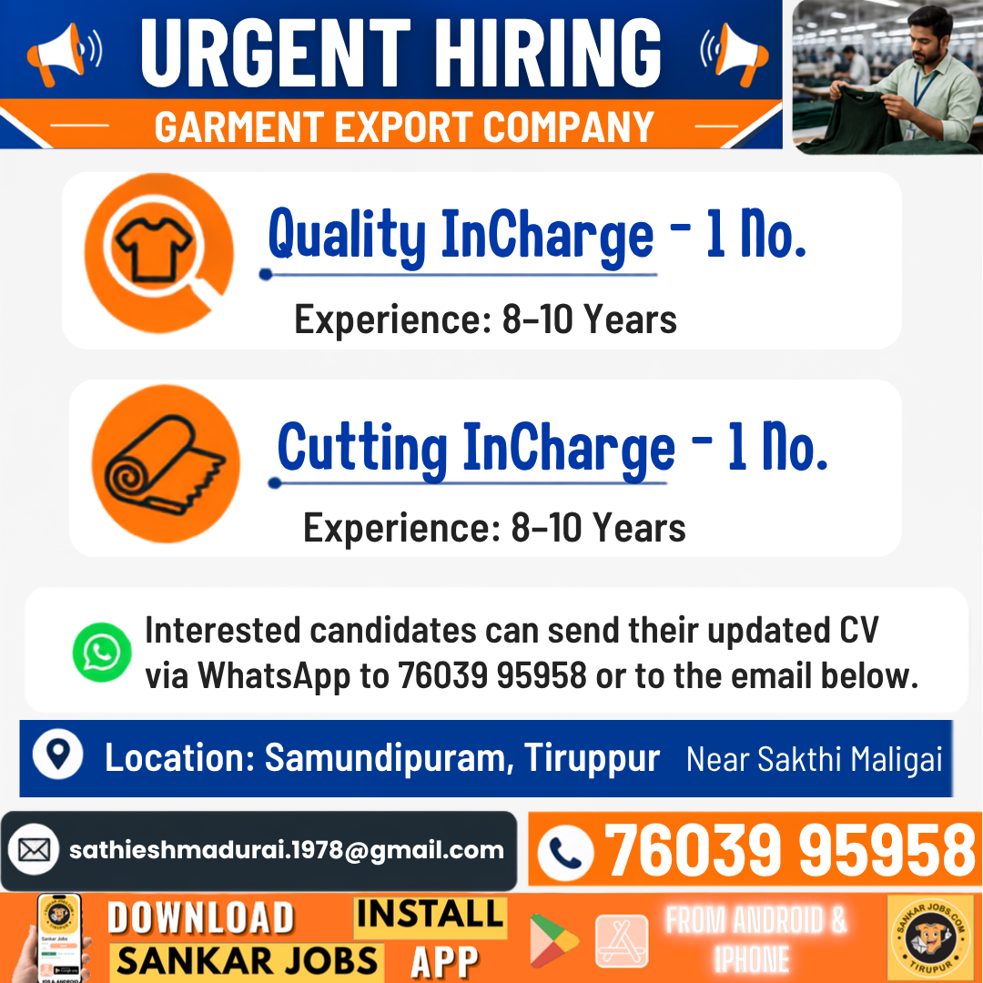 Garment Jobs