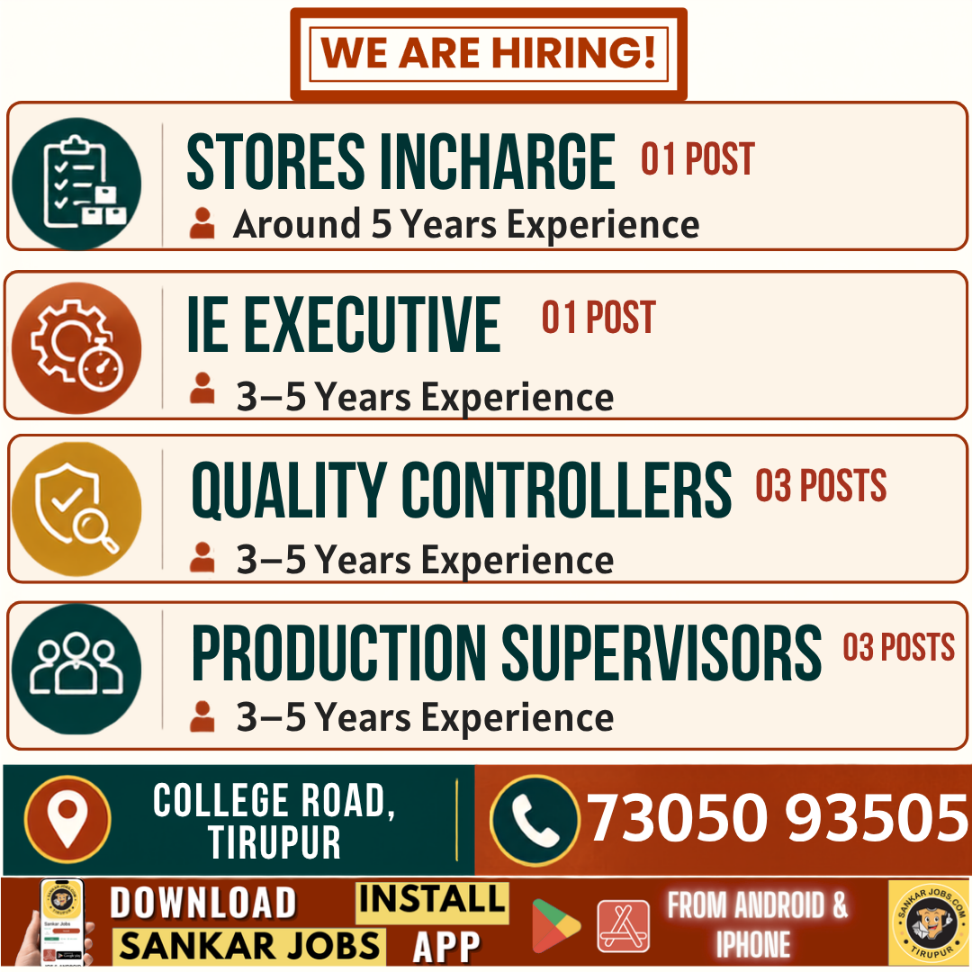 Garment Jobs