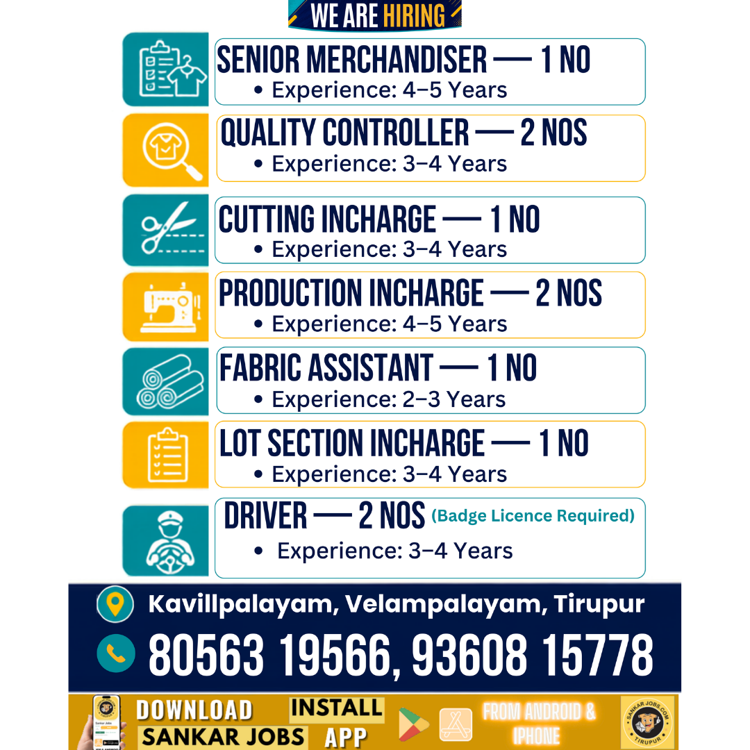 Garment Jobs