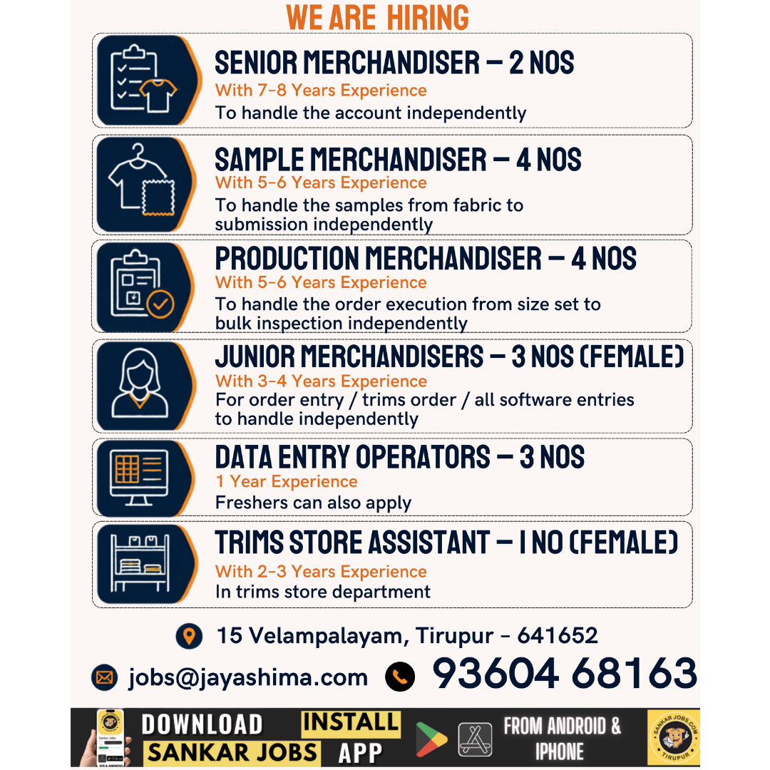 Garment Jobs