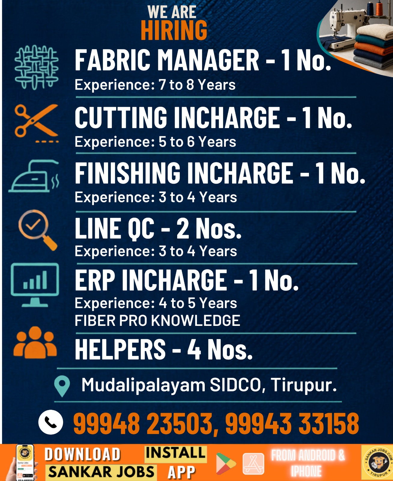 Garment Jobs