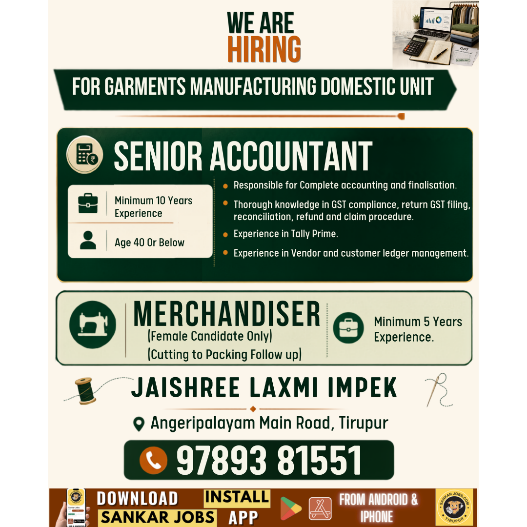 Garment Jobs