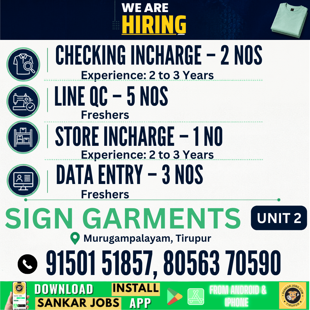 Garment Jobs