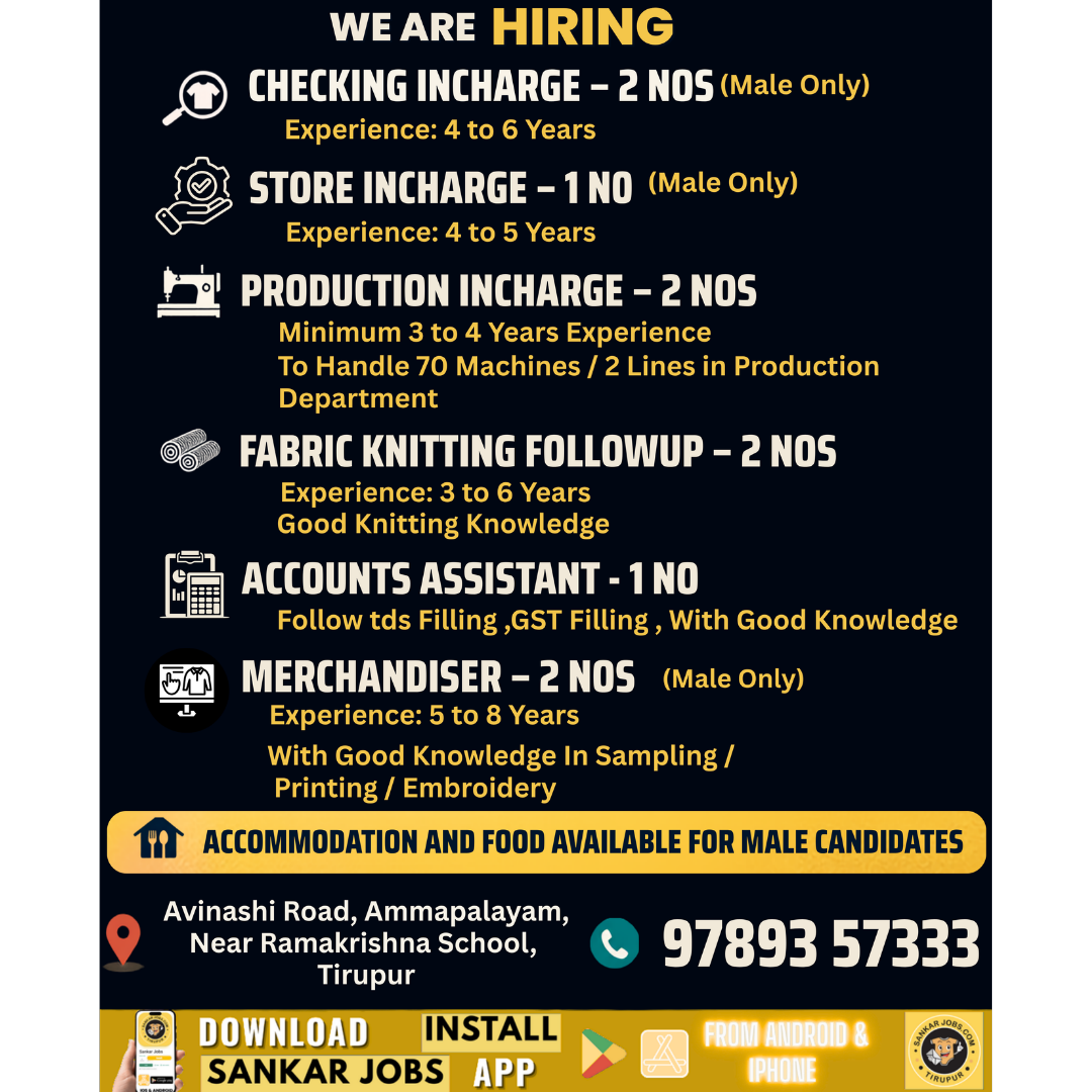 Garment Jobs