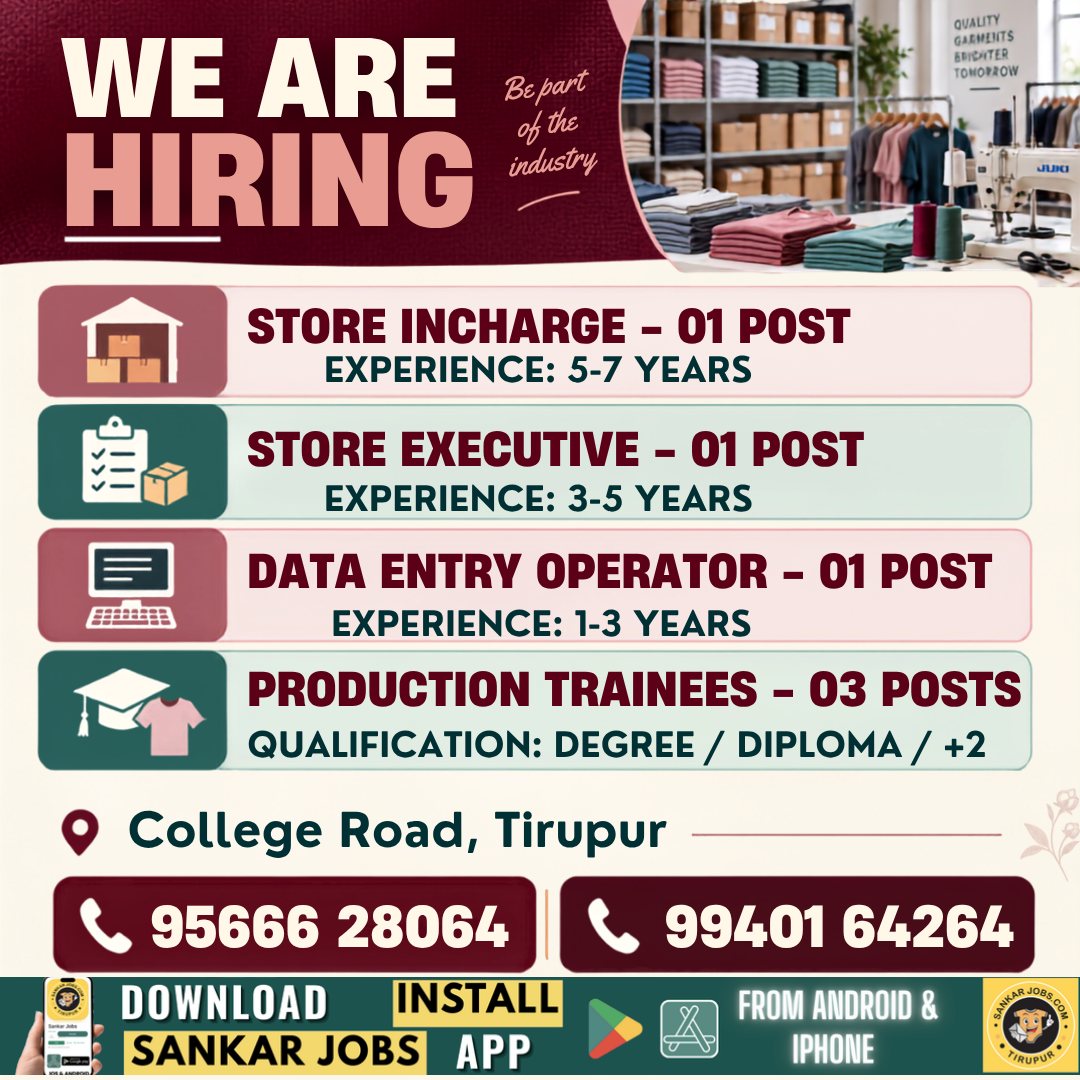 Garment Jobs