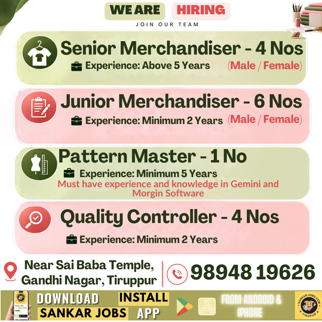 Garment Jobs