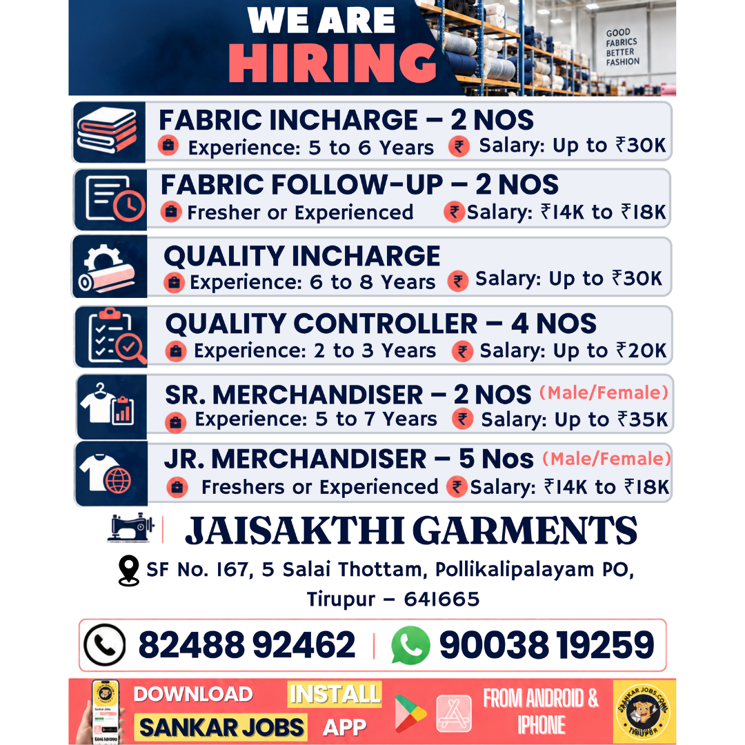 Garment Jobs